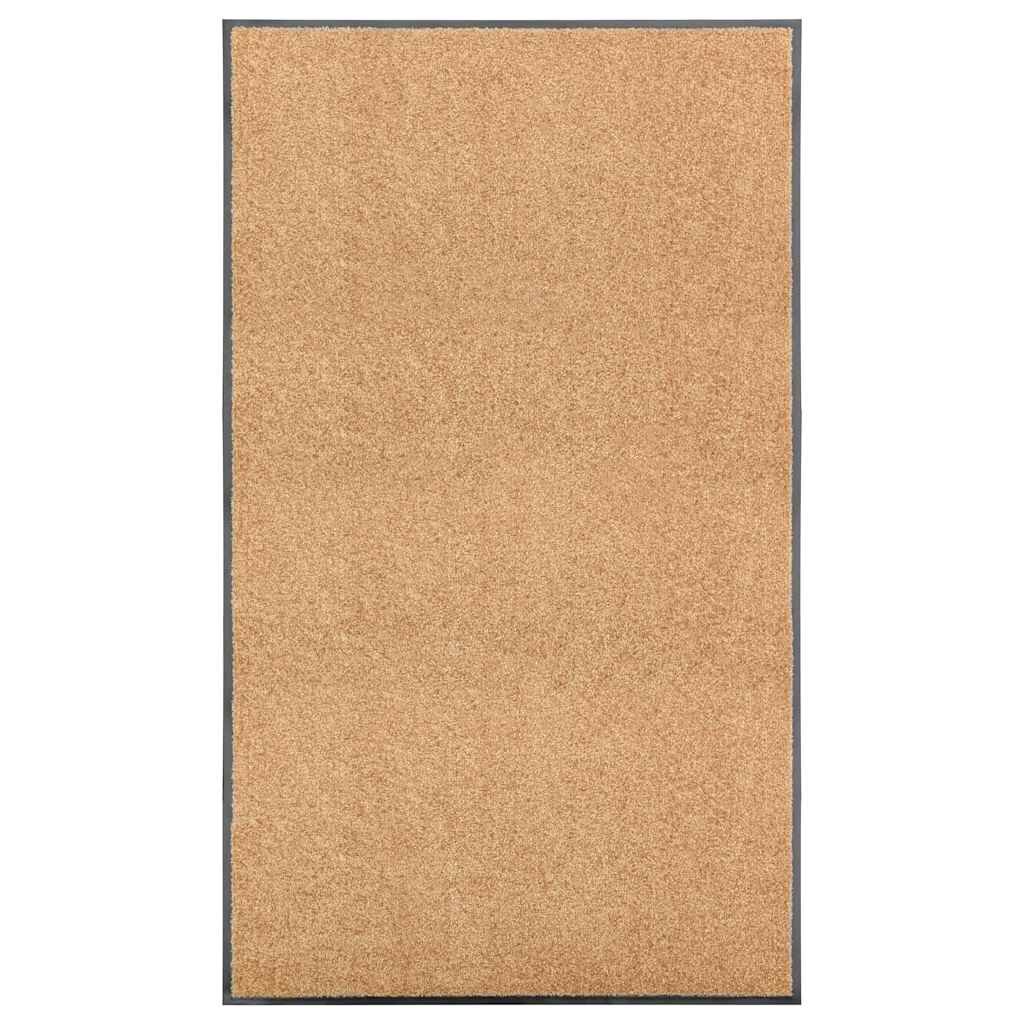 vidaXL Перима изтривалка кремава 90x150 см