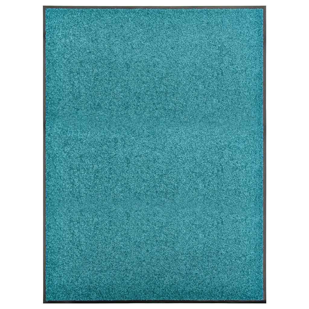 vidaXL Перима изтривалка синьо-зелена 90x120 см