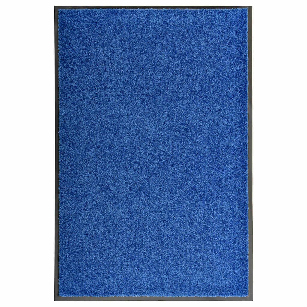 vidaXL Перима изтривалка синя 60x90 см