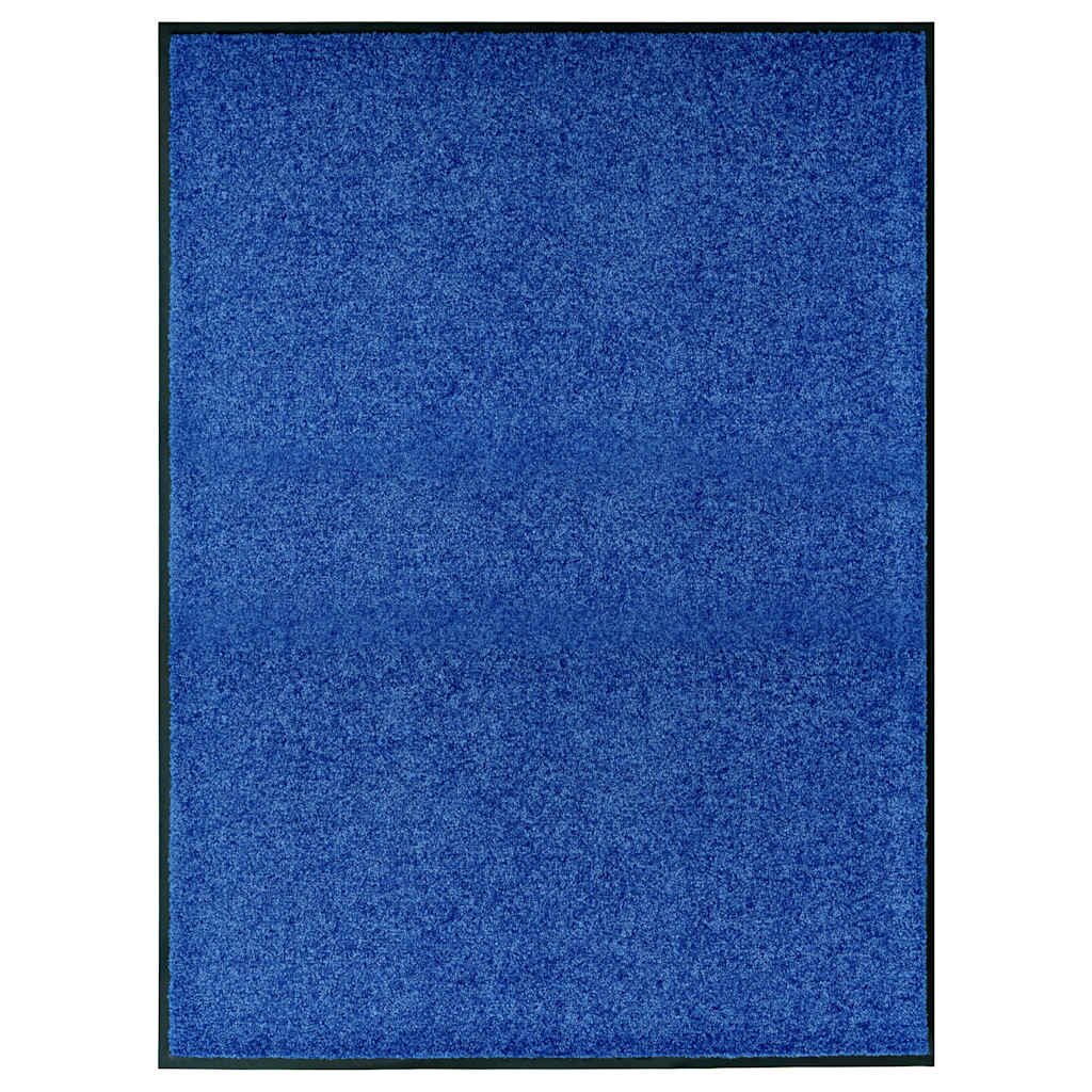 vidaXL Перима изтривалка синя 90x120 см