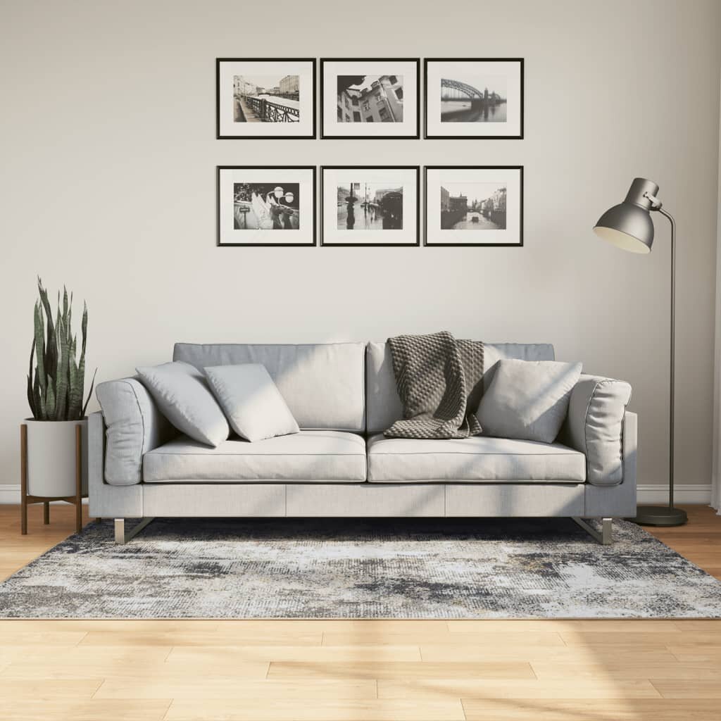 vidaXL Перящ се килим многоцветен 120x180 см