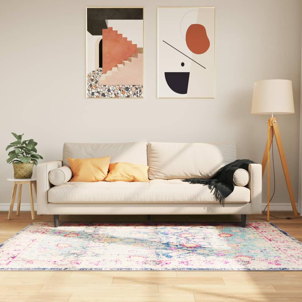 vidaXL Перящ се килим многоцветен 120x180 см