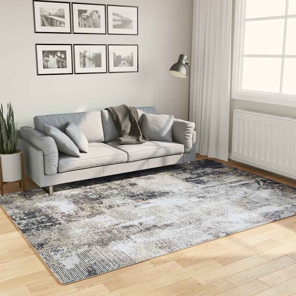vidaXL Перящ се килим многоцветен 160x230 см