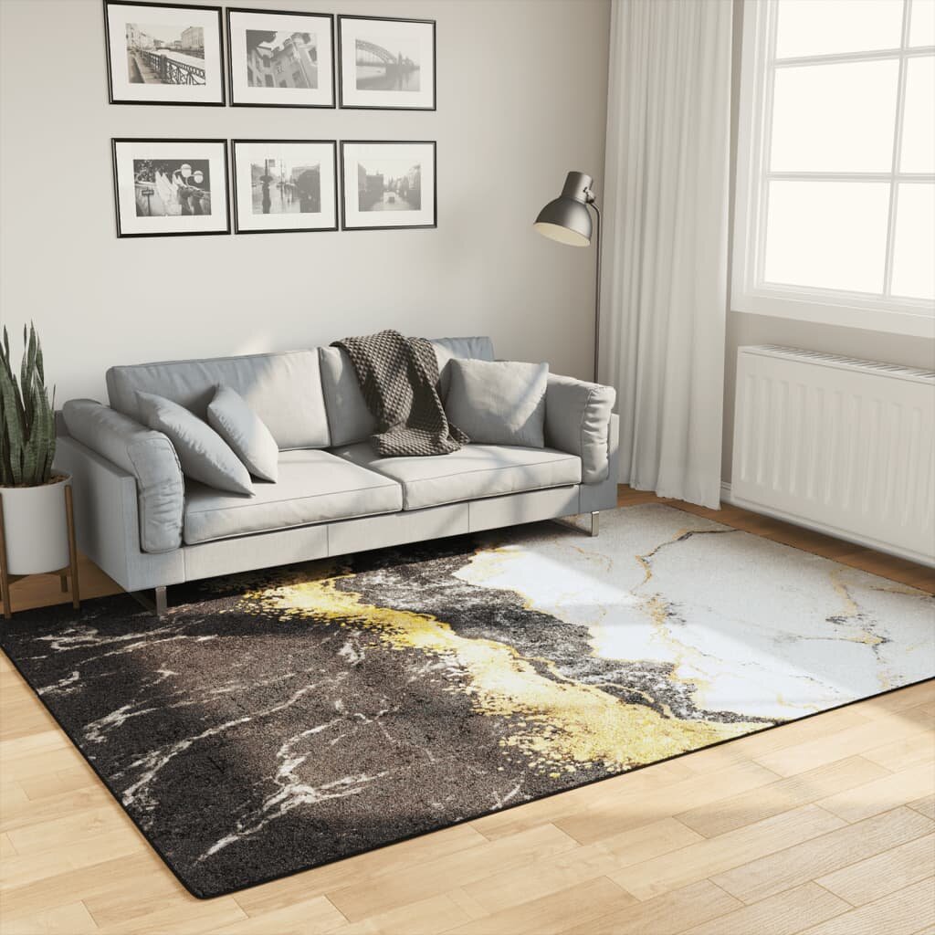 vidaXL Перящ се килим многоцветен 160x230 см