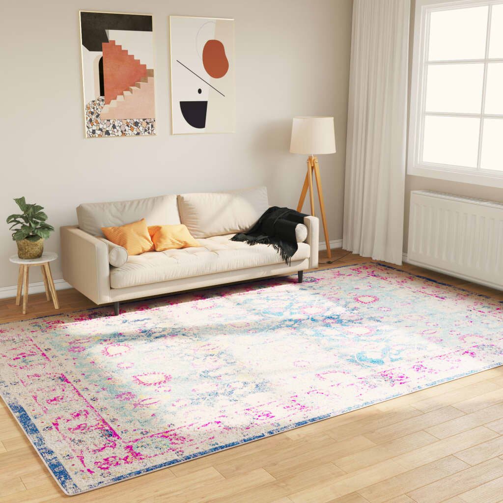 vidaXL Перящ се килим многоцветен 190x300 см