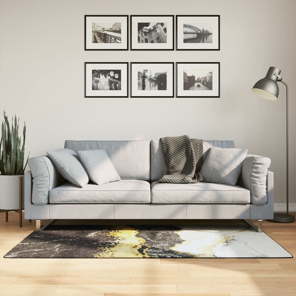 vidaXL Перящ се килим многоцветен 80x150 см