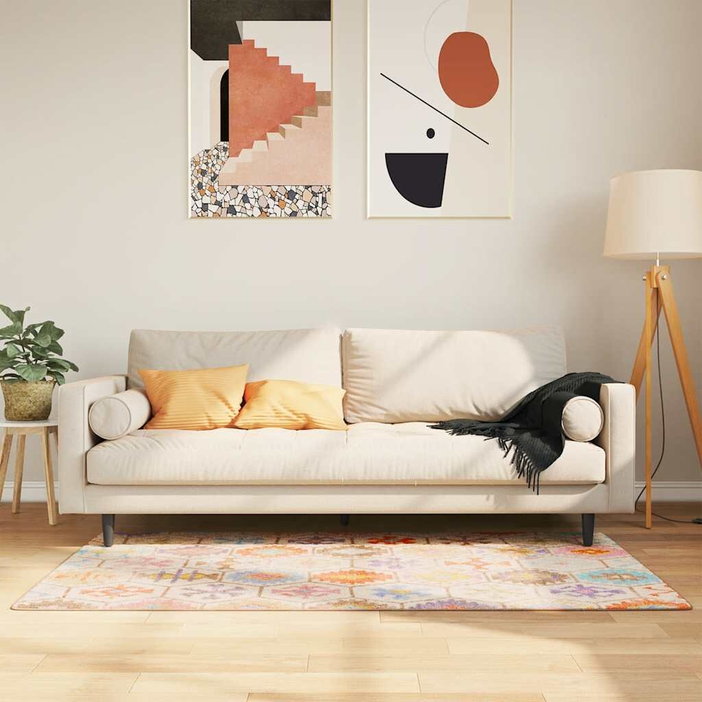vidaXL Перящ се килим многоцветен 80x150 см