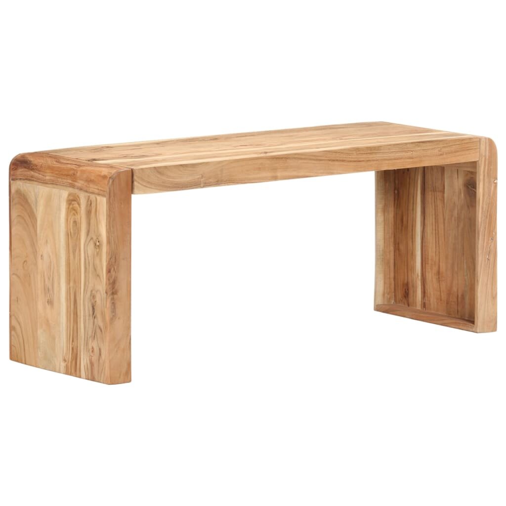 vidaXL Пейка 110x38x46 cм акация масив
