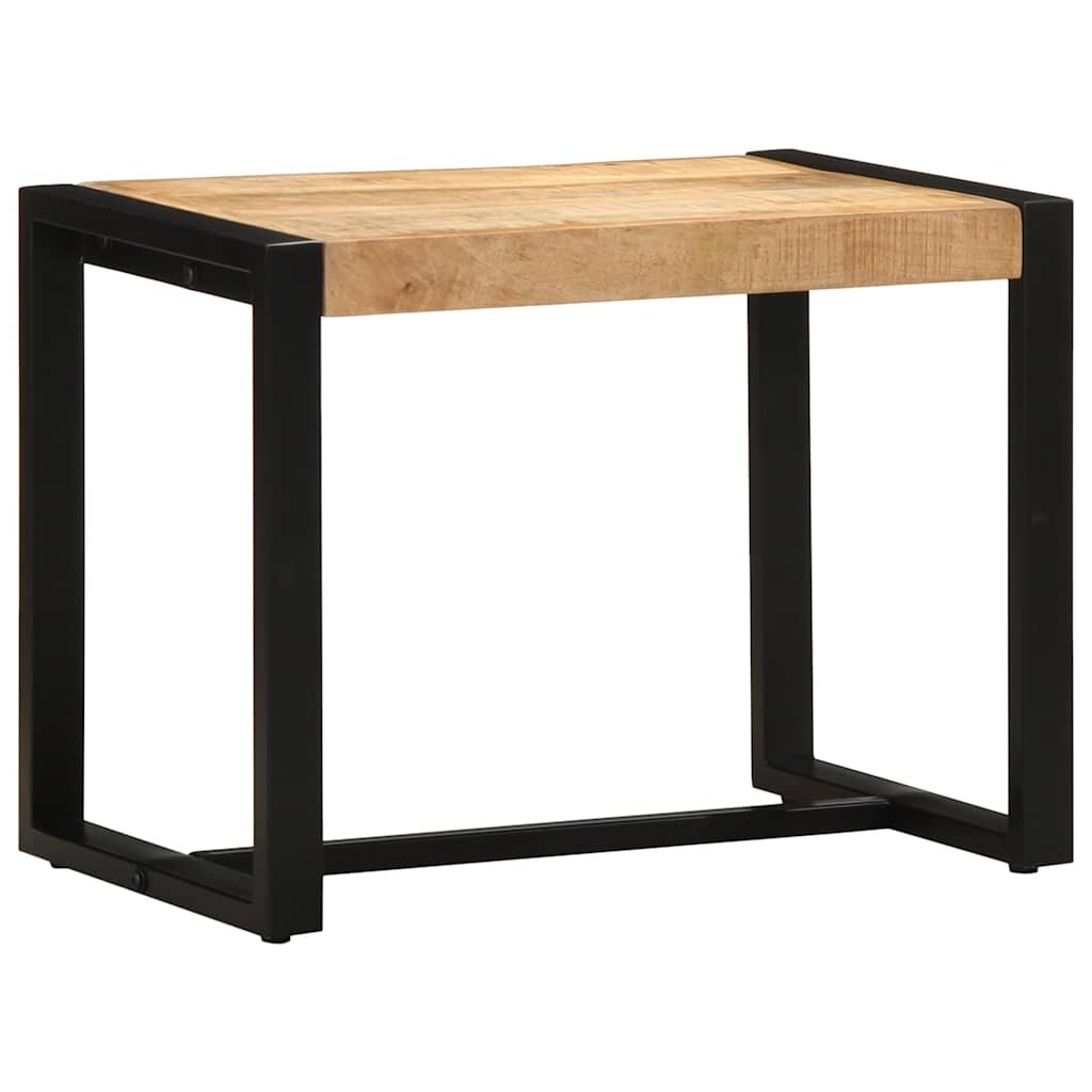 vidaXL Пейка 60x35x45 cm Масивна груба дървесина Манго