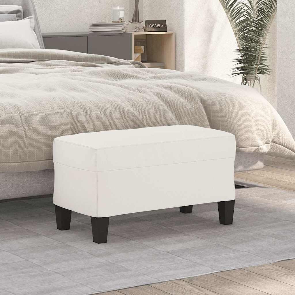 vidaXL Пейка бежово 70x35x41 см микрофибърен плат