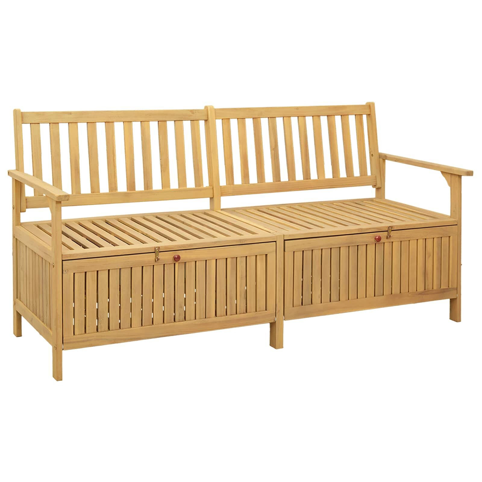 vidaXL Пейка с място за съхранение 2 -Seater 170 x 63 x 84 cm