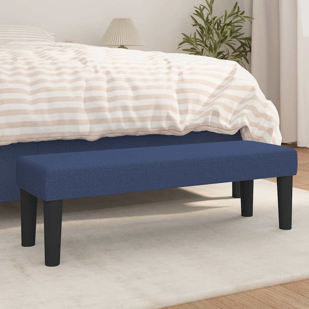 vidaXL Пейка синя 100x30x30 см плат