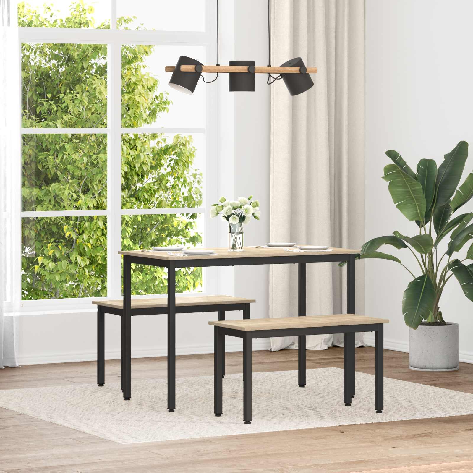 vidaXL Пейка Сонома 80 x 35 x 45 cm Инженерна дървесина