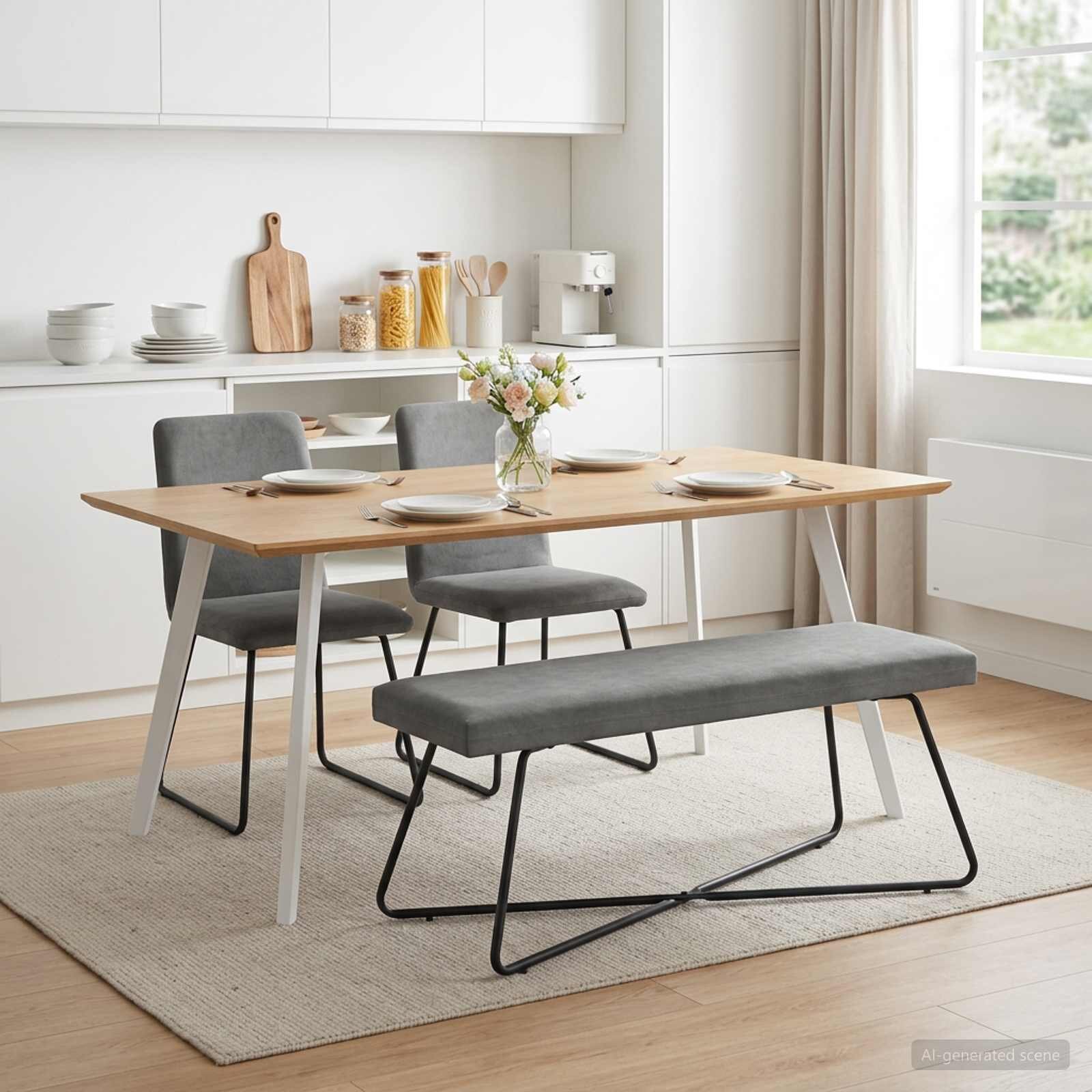 vidaXL Пейка Тъмносиво 110 x 40 x 45 cm Кадифе
