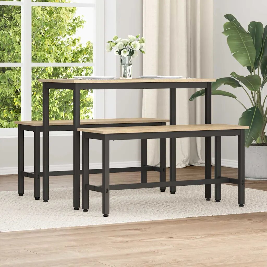 vidaXL Пейка за хранене 100 x 325 x 485 см 2 бр.