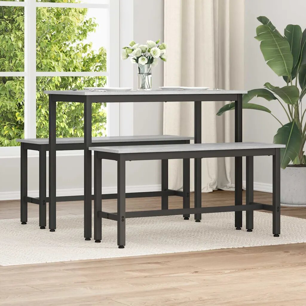 vidaXL Пейка за хранене 100 x 325 x 485 см 2 бр.