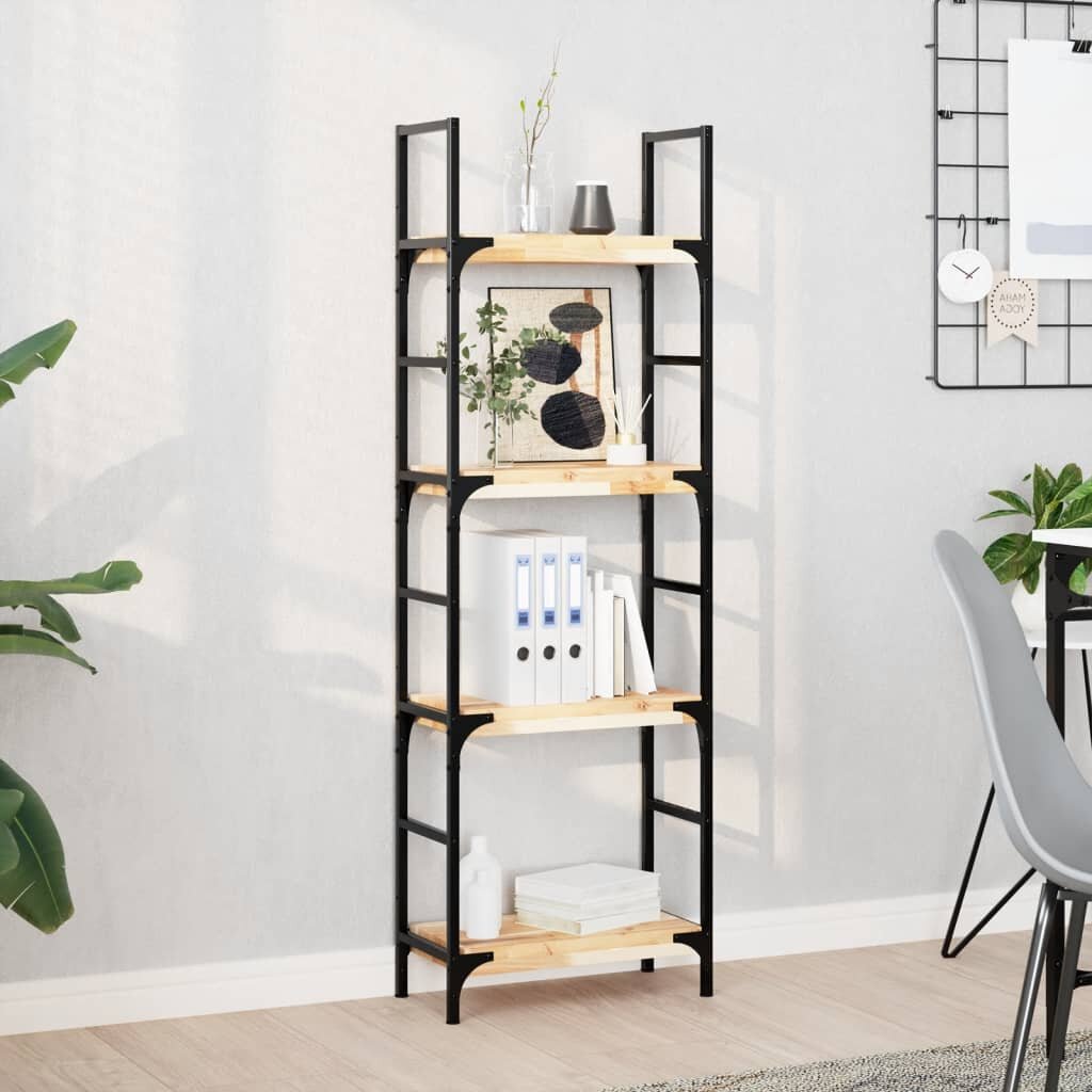 vidaXL Плаващи рафтове 3 бр. 40x20x4 см необработена масивна дървесина акация
