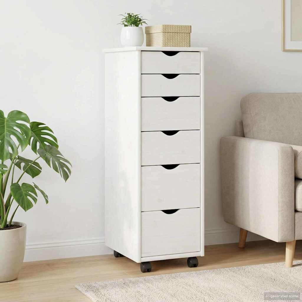 vidaXL Плъзгащ кабинет 34 x 39 x 935 см Солиден бор Бяло