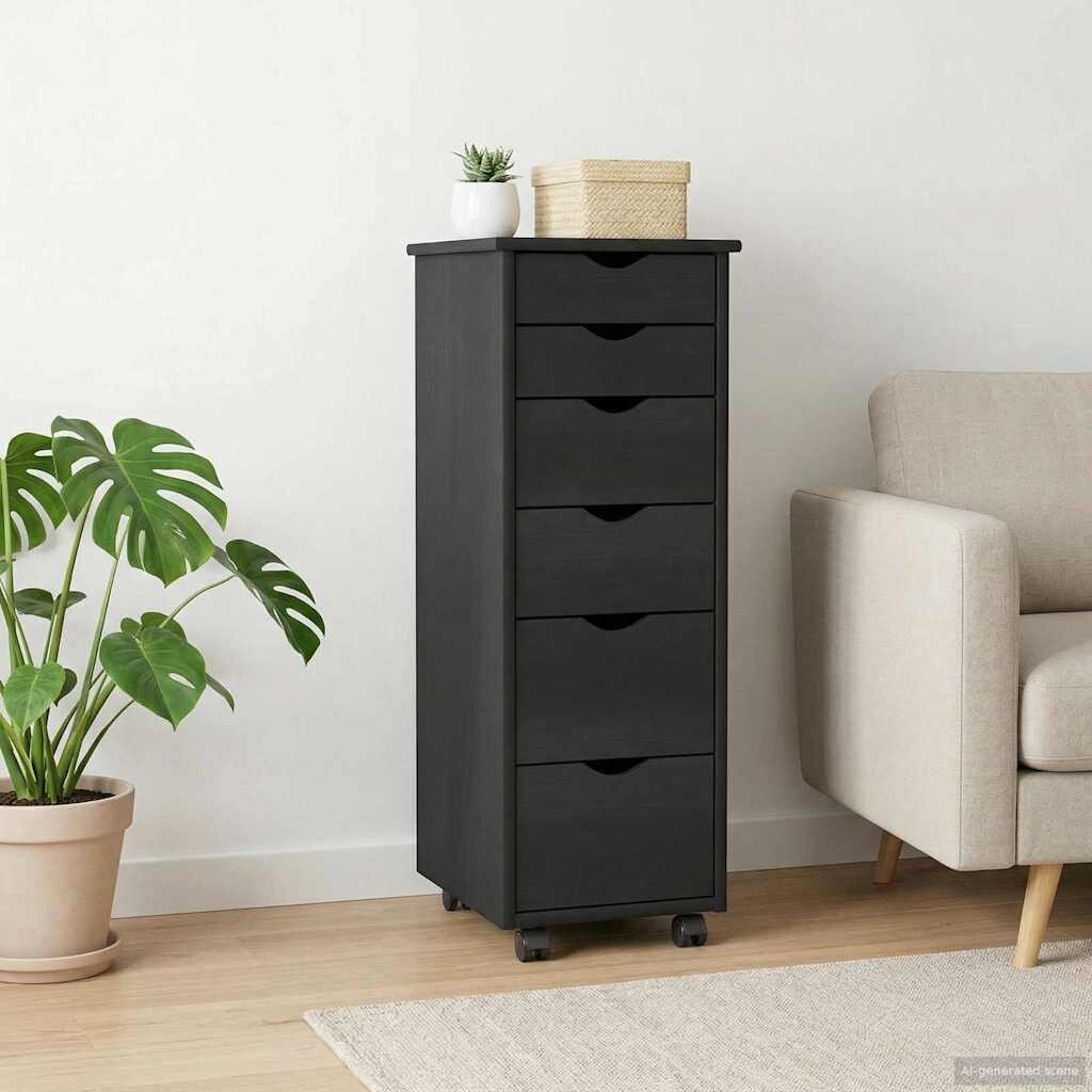 vidaXL Плъзгащ кабинет 34 x 39 x 935 см Солиден бор Сив