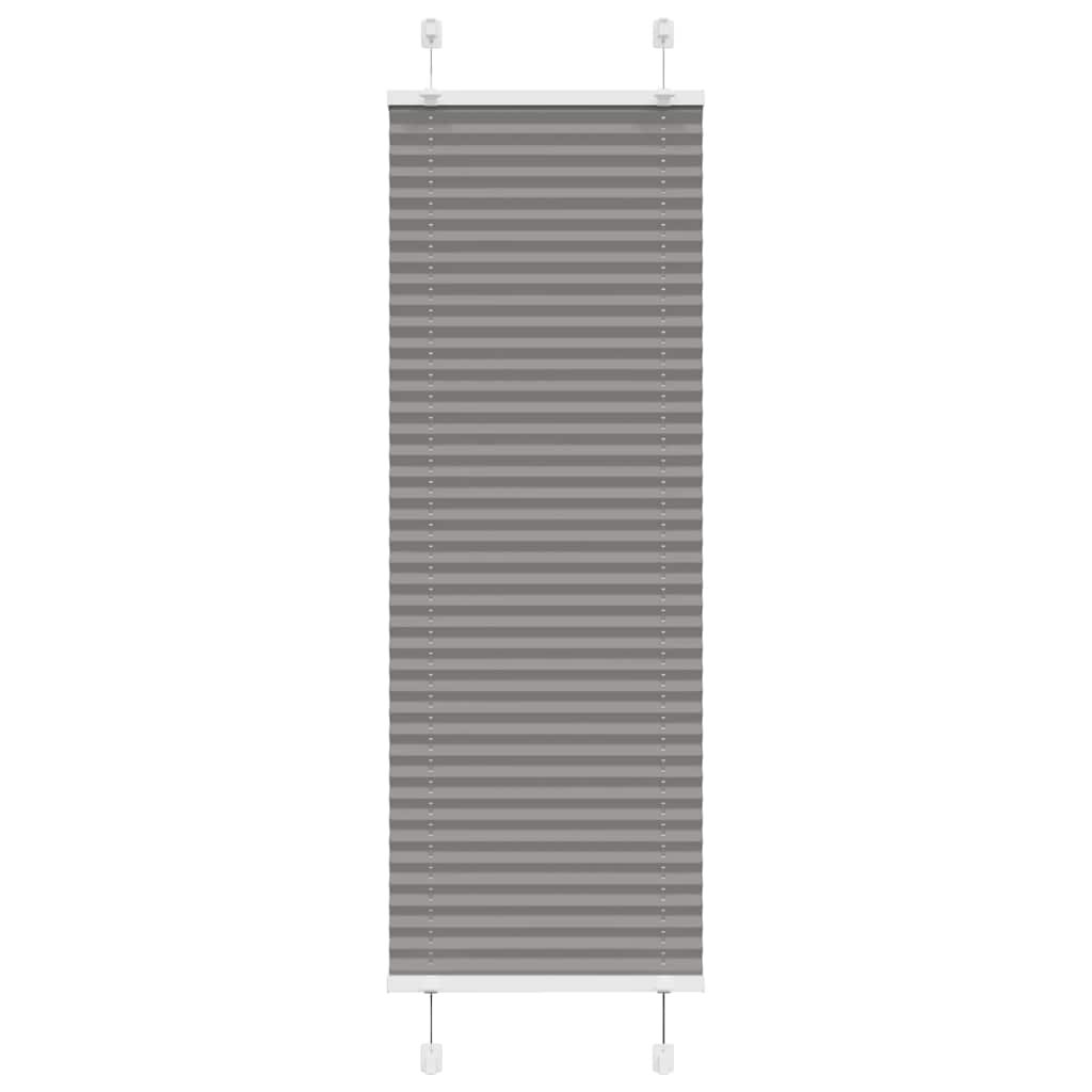 vidaXL Плисирана щора Антрацит 45x150 cm Ширина на плата 444 cm