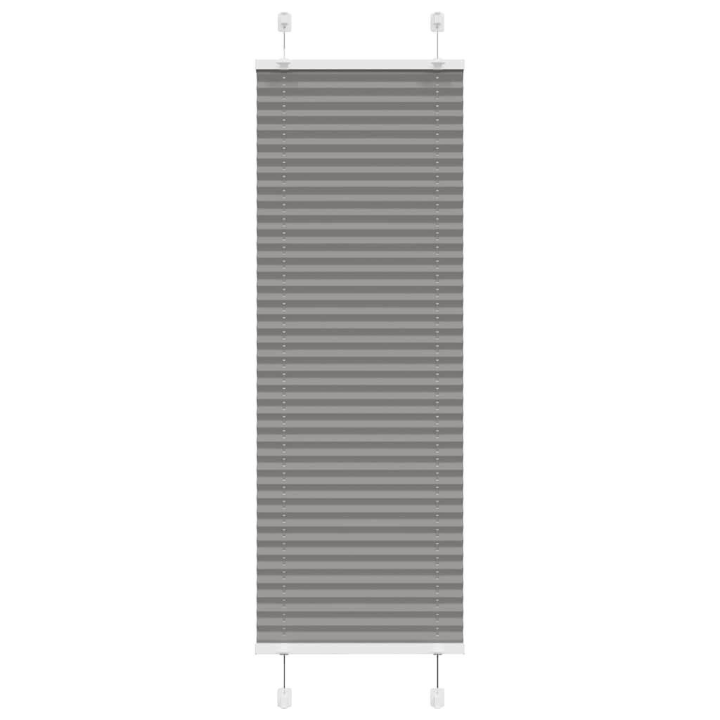 vidaXL Плисирана щора Антрацит 50x150 cm Ширина на плата 494 cm