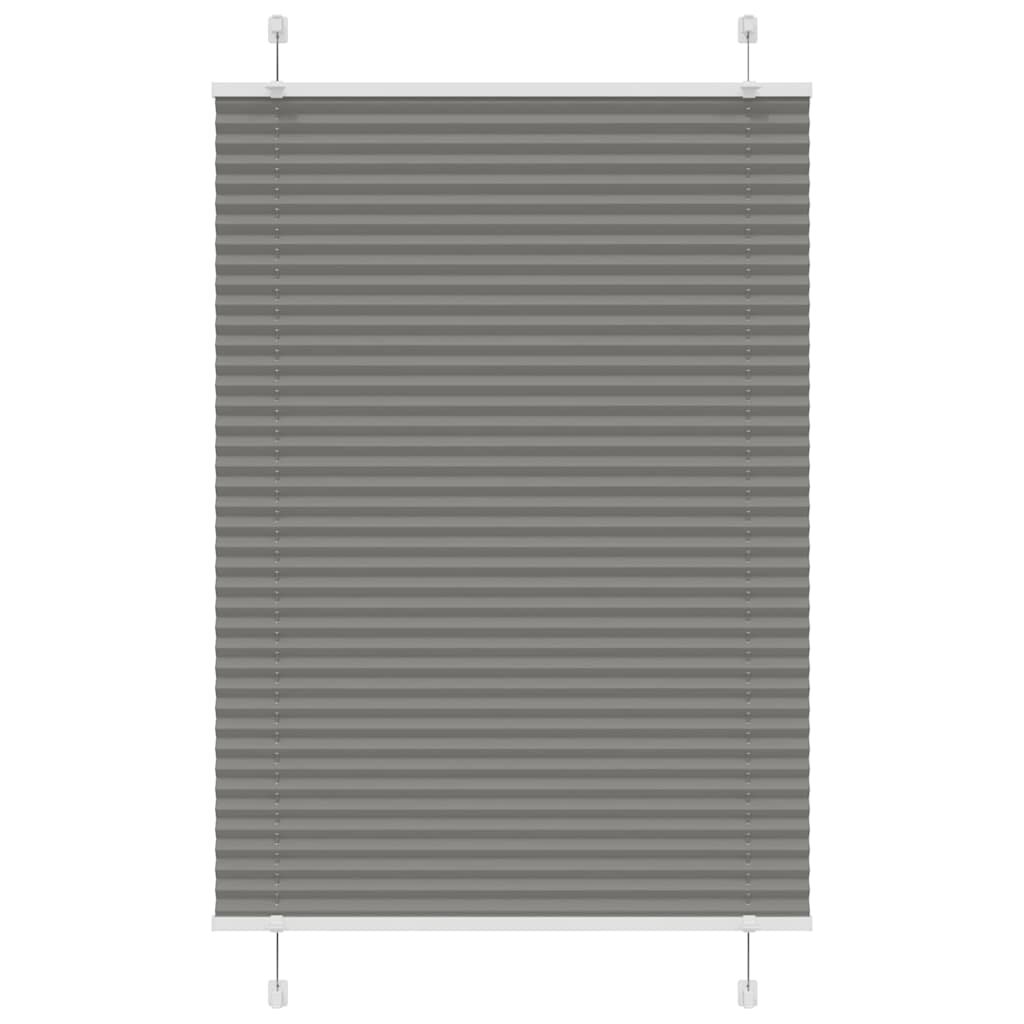 vidaXL Плисирана щора Антрацит 90x150 cm Ширина на плата 894 cm