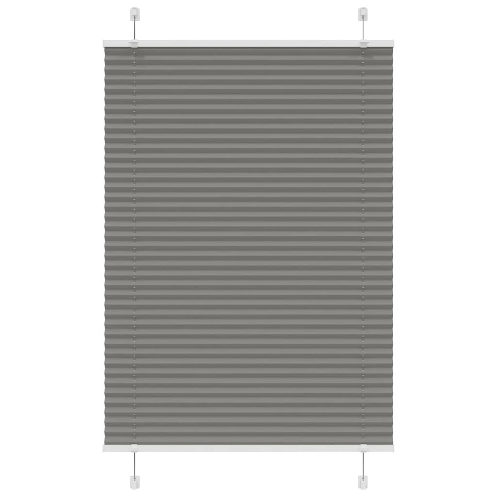 vidaXL Плисирана щора Антрацит 95x150 cm Ширина на плата 944 cm