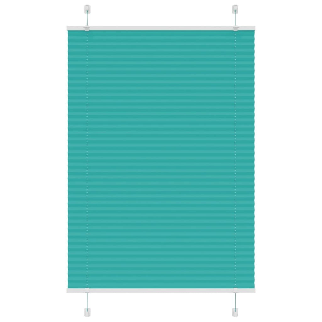 vidaXL Плисирана щора Petrol Green 95x150 cm Ширина на плата 944 cm