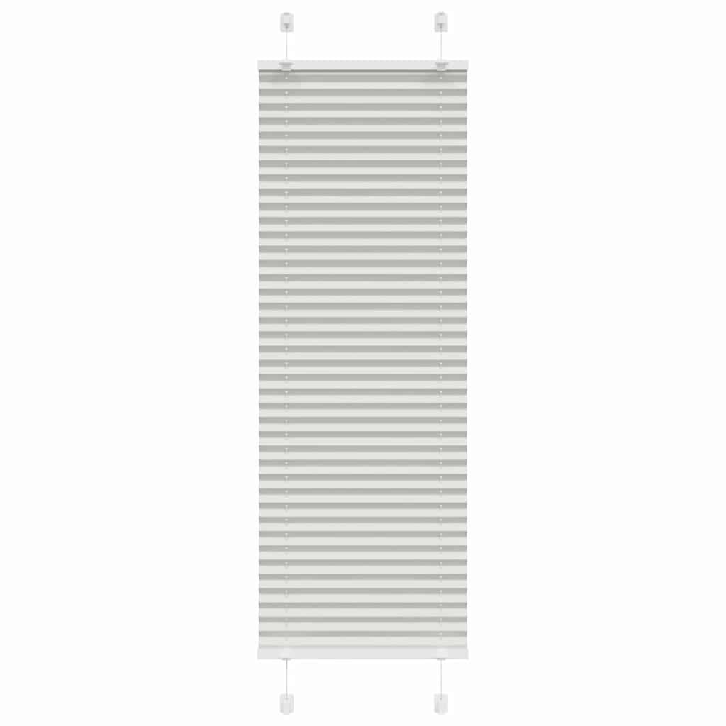 vidaXL Плисирана щора Светло сиво 50x100 cm Ширина на плата 494 cm