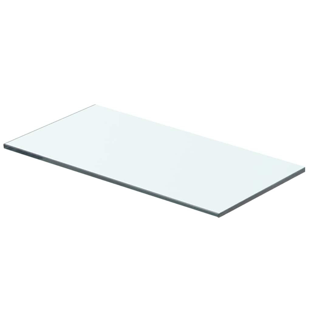 vidaXL Плоча за рафт прозрачно стъкло 40 x 15 см