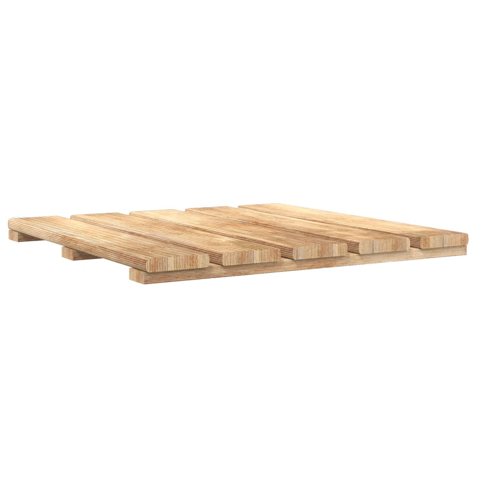 vidaXL Плочка за decking 18 бр. Кафяво 50 x 50 cm