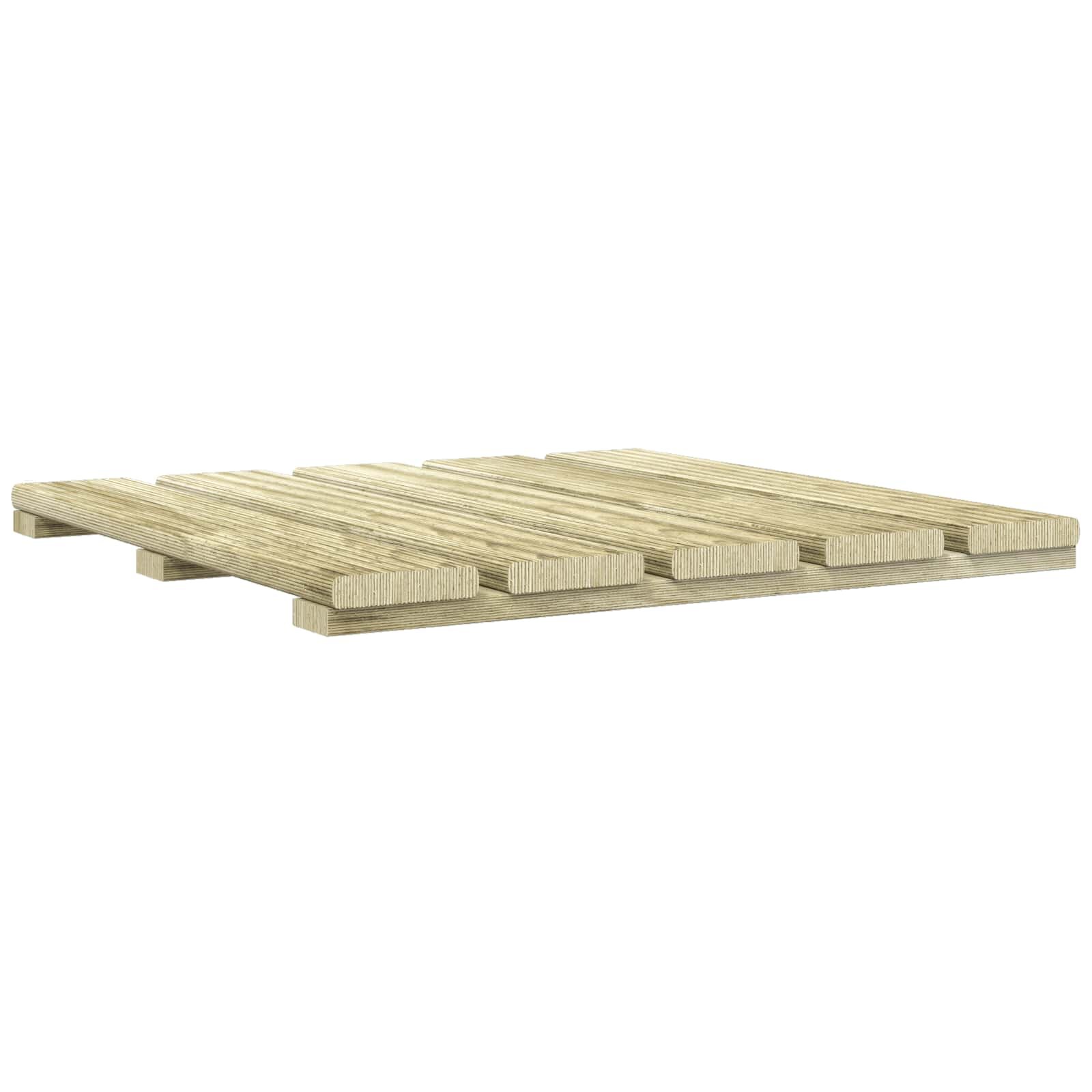 vidaXL Плочка за decking 30 бр. Зелено 50 x 50 cm