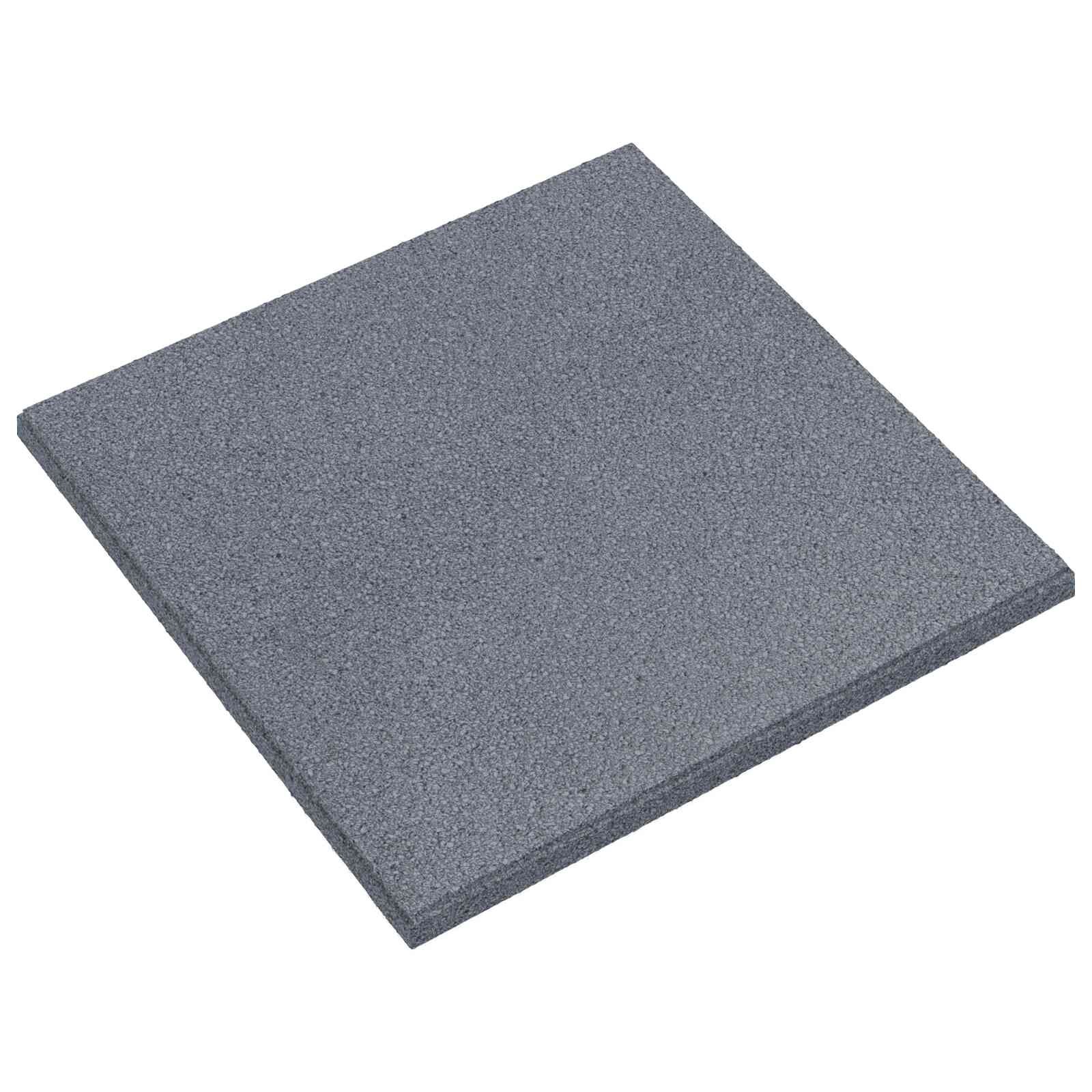 vidaXL Плочки за защита при падане 24 бр. Сиво 50 x 50 cm Каучук