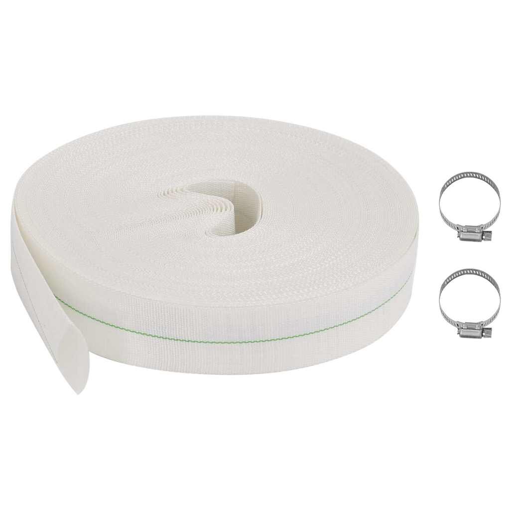 vidaXL Плосък маркуч 100 м 1" PE