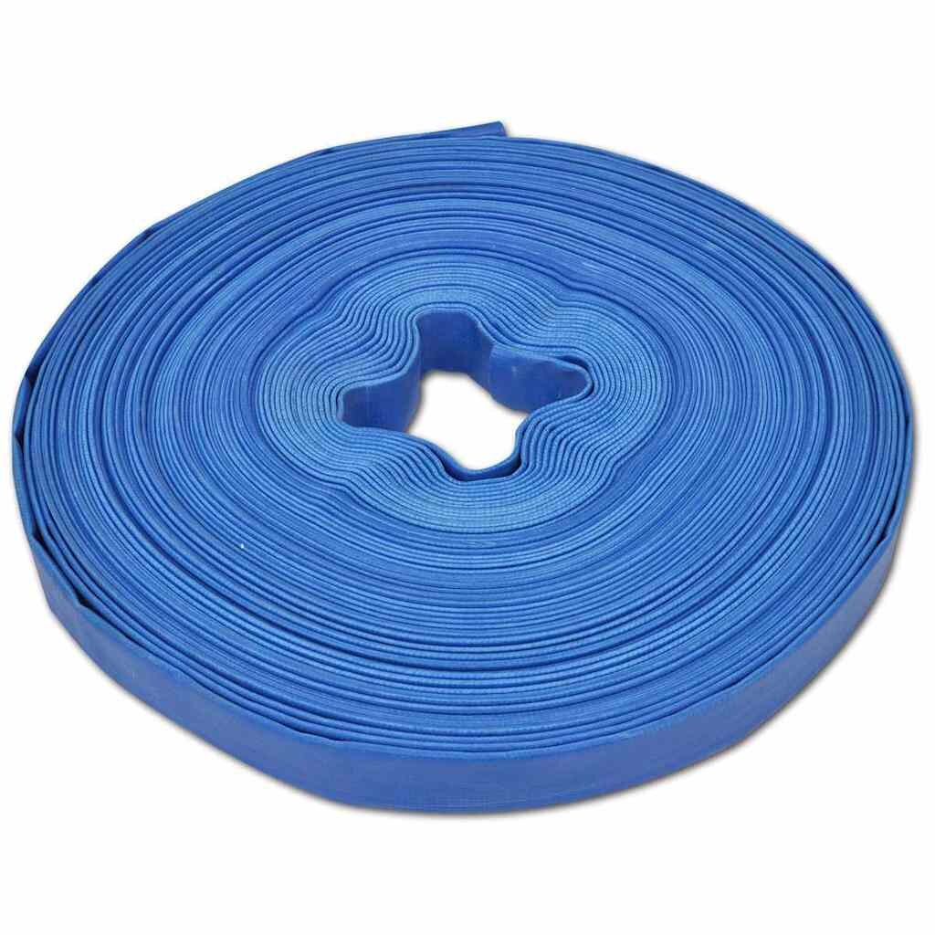 vidaXL Плосък маркуч 100 м 1" PVC