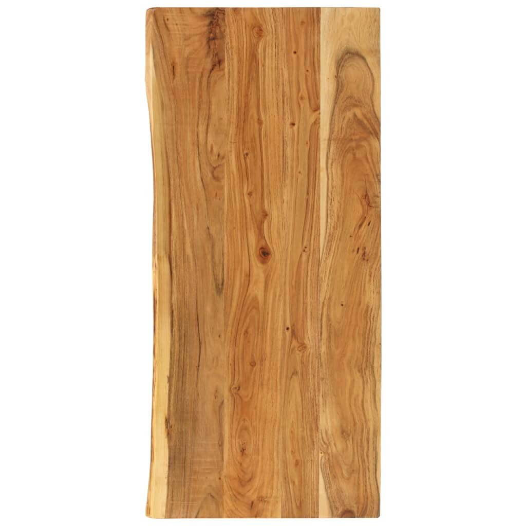 vidaXL Плот за баня акация масив 140x52x38 см