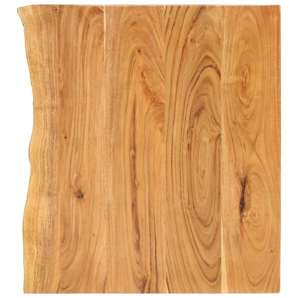 vidaXL Плот за баня акация масив 80x52x25 см