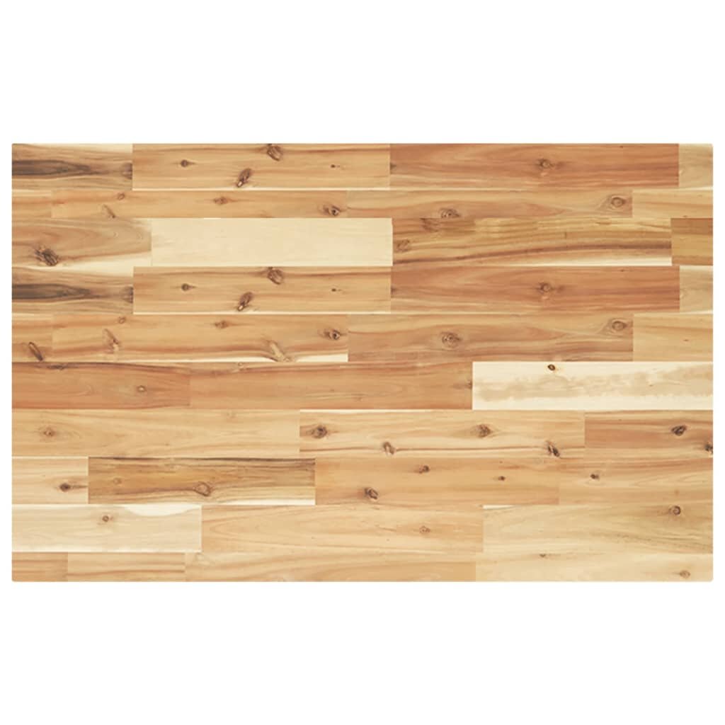 vidaXL Плот за баня маслен финиш 100x50x4 см масивно дърво акация