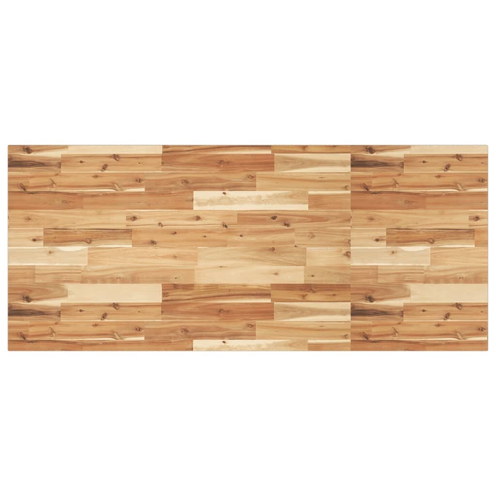 vidaXL Плот за баня маслен финиш 140x60x2 см масивно дърво акация