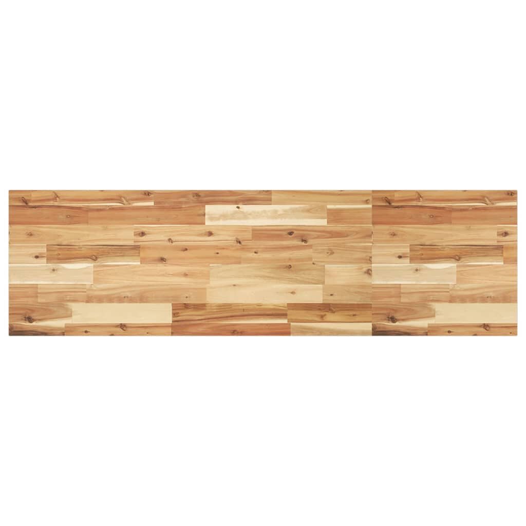 vidaXL Плот за баня маслен финиш 160x40x2 см масивно дърво акация