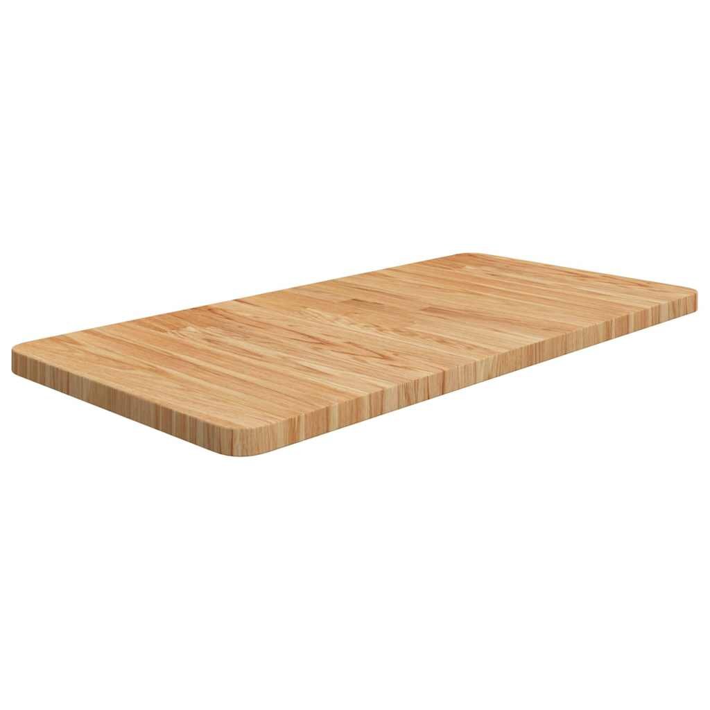 vidaXL Плот за баня светлокафяв 80x40x25 см обработено масивно дърво