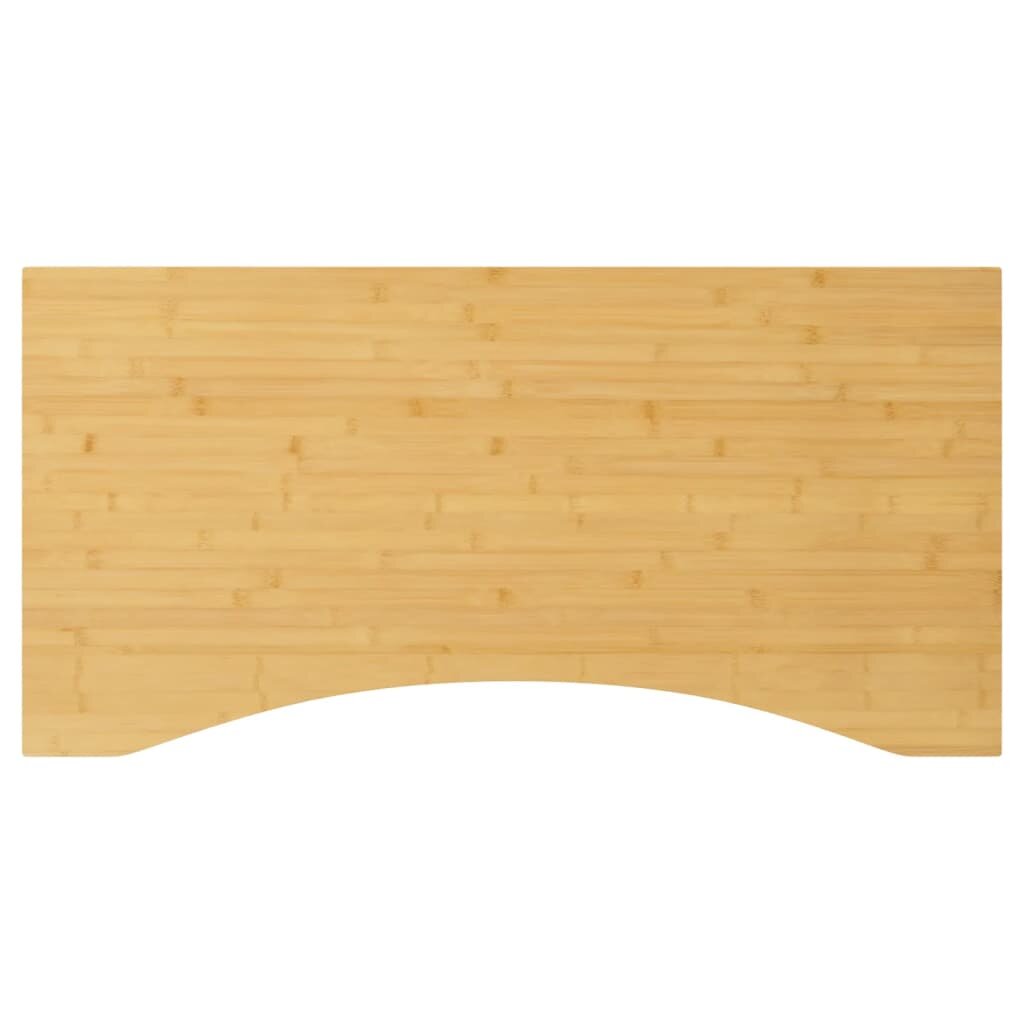 vidaXL Плот за бюро 110x55x4 см бамбук