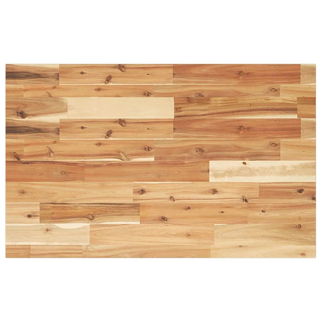 vidaXL Плот за бюро маслен финиш 60x50x2 см масивно дърво акация