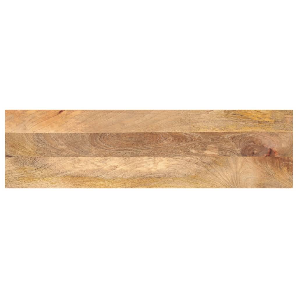 vidaXL Плот за маса 100x40x38 см правоъгълен манго масив