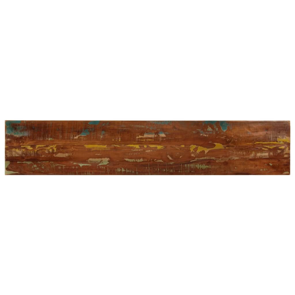 vidaXL Плот за маса 180x40x25 см правоъгълен регенерирано дърво масив