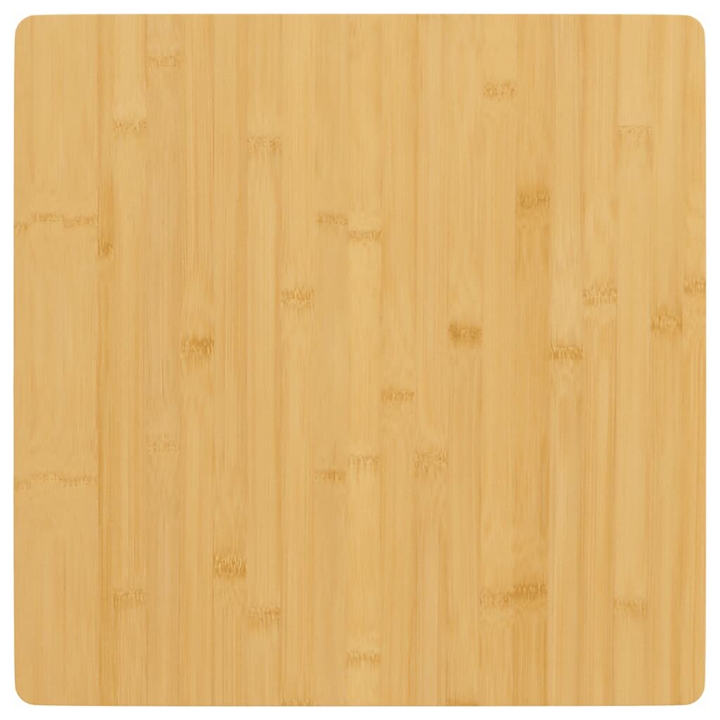 vidaXL Плот за маса 60x60x15 см бамбук