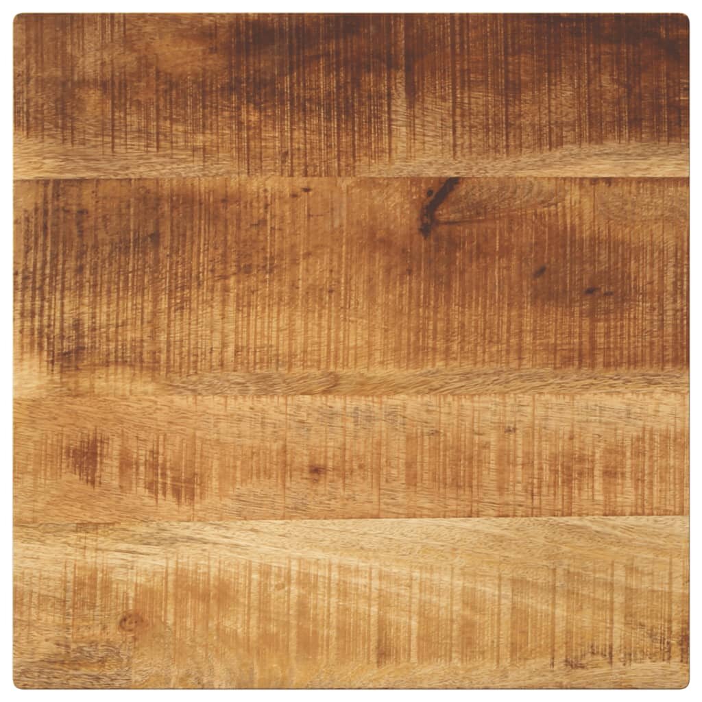 vidaXL Плот за маса 60x60x15см квадратен масивно дърво грубо манго