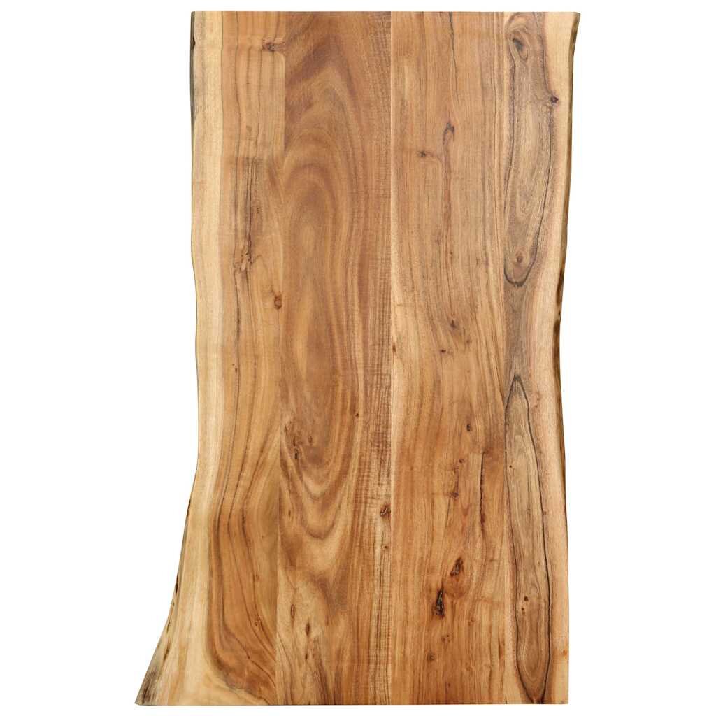 vidaXL Плот за маса акациево дърво масив 100x(50-60)x25 cм