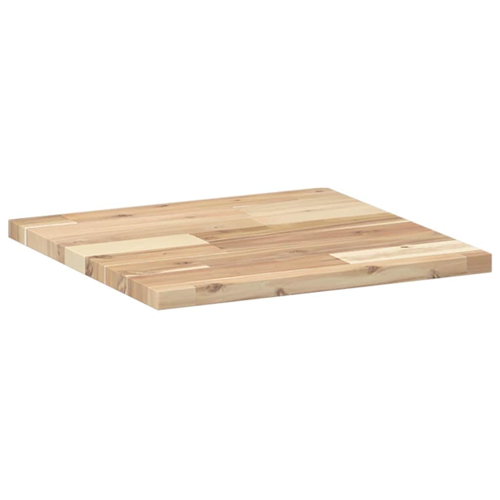vidaXL Плот за маса квадратен 40x40x2 см масивна акация