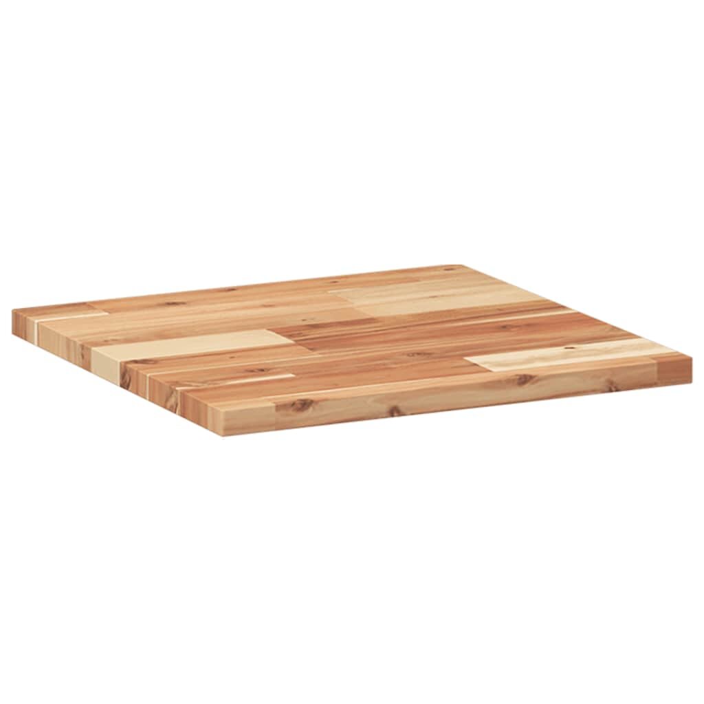 vidaXL Плот за маса квадратен 40x40x2 см масивна акация
